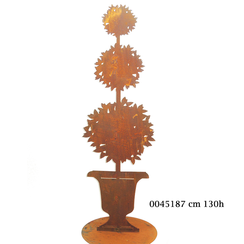 Articoli ferro finitura ruggine-Piante, Fiori e Paraventi