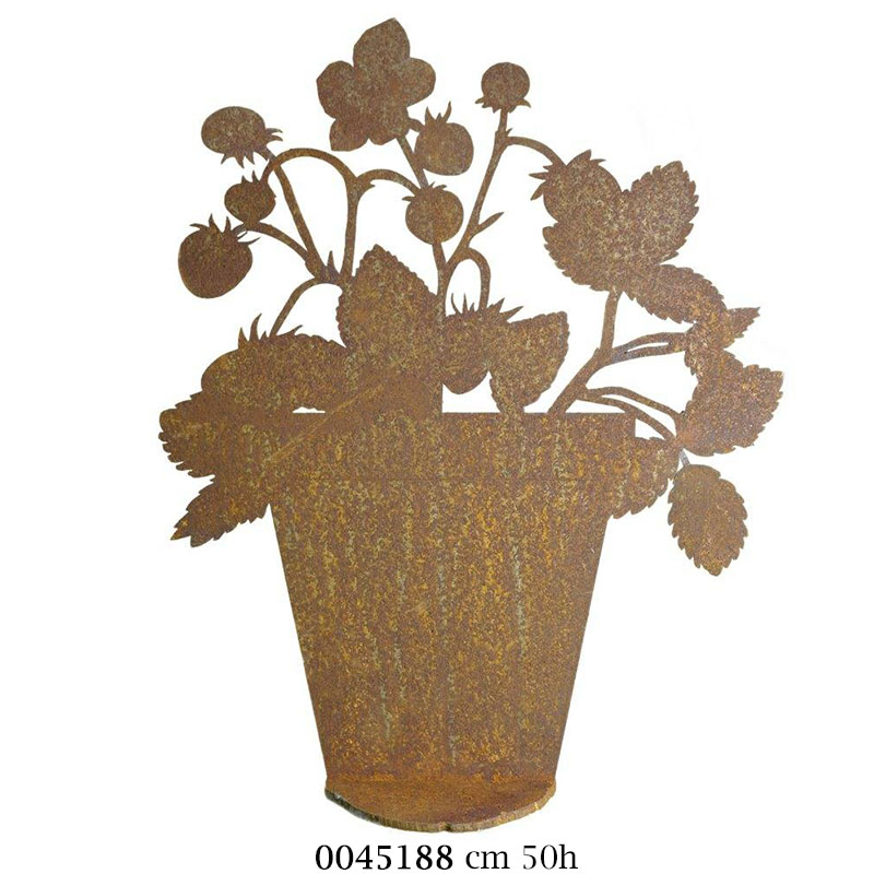 Articoli ferro finitura ruggine-Piante, Fiori e Paraventi