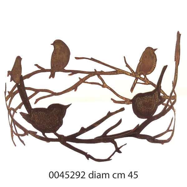 Articoli ferro finitura ruggine-Piante, Fiori e Paraventi