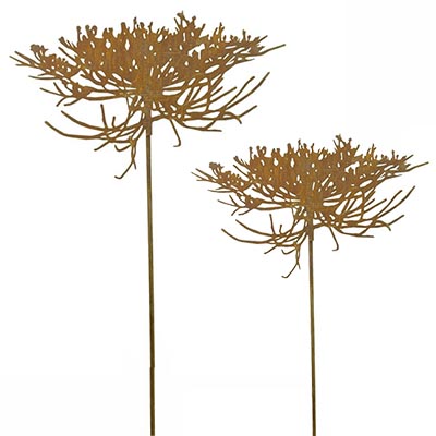 Articoli ferro finitura ruggine-Piante, Fiori e Paraventi