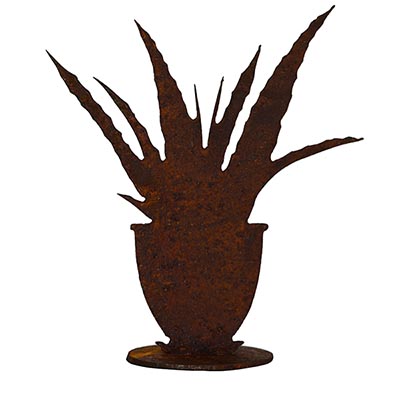 Articoli ferro finitura ruggine-Piante, Fiori e Paraventi