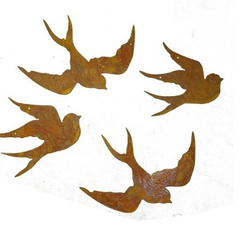 Articoli Ferro Ruggine- Uccelli, insetti, anfibi