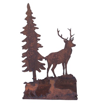 Articoli ferro finitura ruggine-Piante, Fiori e Paraventi