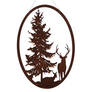 Articoli ferro finitura ruggine-Piante, Fiori e Paraventi