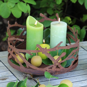 Articoli ferro finitura ruggine-Piante, Fiori e Paraventi