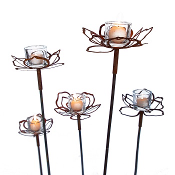 Articoli ferro finitura ruggine-Piante, Fiori e Paraventi