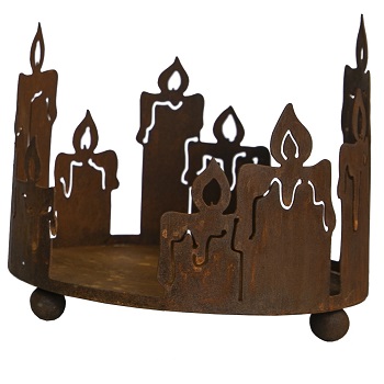 Articoli ferro finitura ruggine-Piante, Fiori e Paraventi