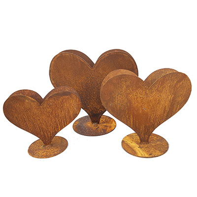 Articoli ferro finitura ruggine-Piante, Fiori e Paraventi