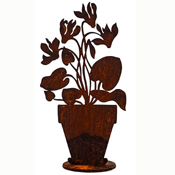 Articoli ferro finitura ruggine-Piante, Fiori e Paraventi