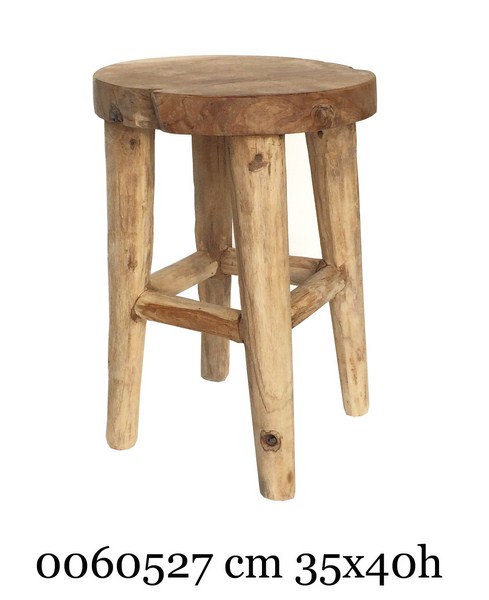 Legno naturale- tavolini, sgabelli, consolle