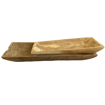 Legno naturale- ciotole, taglieri, sfere