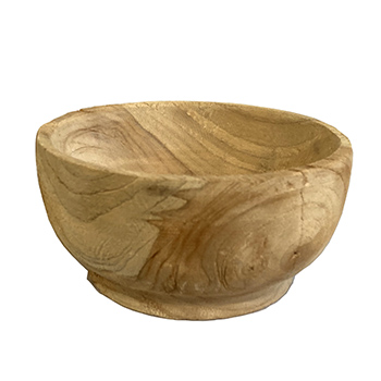 Legno naturale- ciotole, taglieri, sfere
