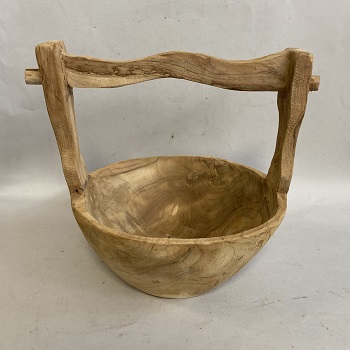 Legno naturale- ciotole, taglieri, sfere