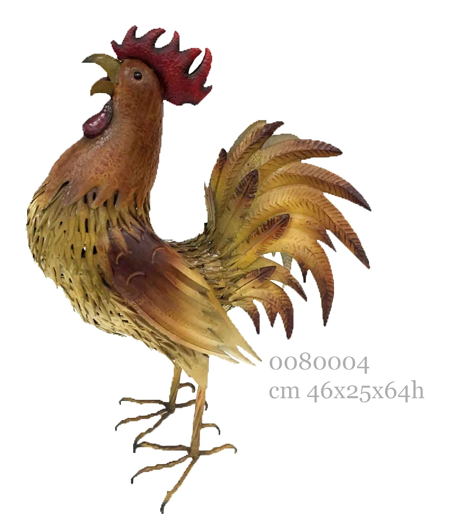 Animali e soggetti in metallo dipinto