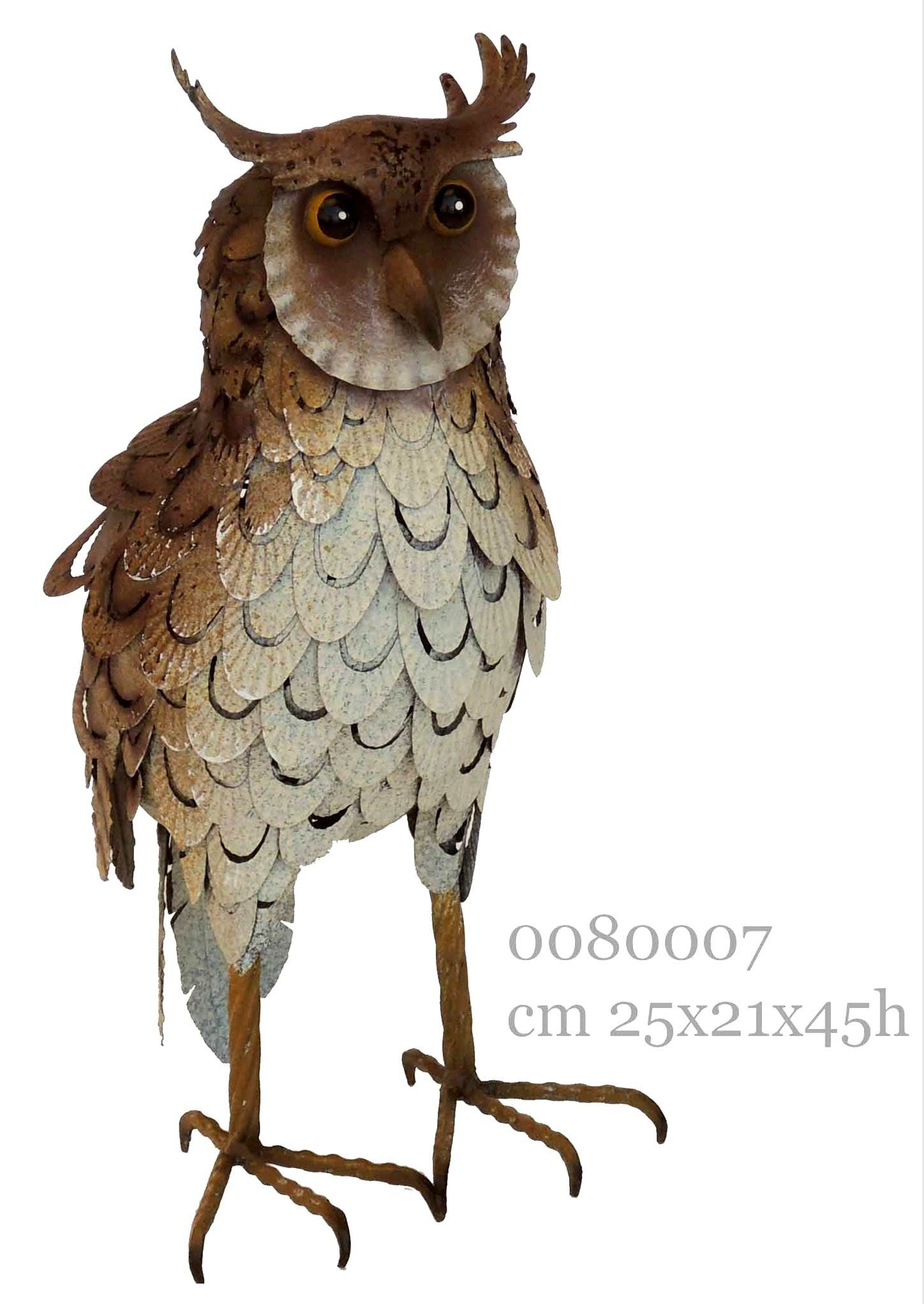 Animali e soggetti in metallo dipinto