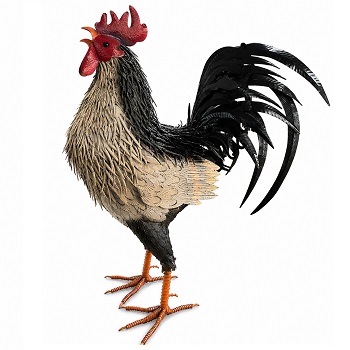 Animali e soggetti in metallo dipinto