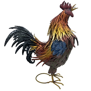 Animali e soggetti in metallo dipinto