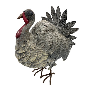 Animali e soggetti in metallo dipinto