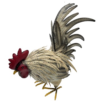 Animali e soggetti in metallo dipinto
