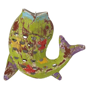 Animali e soggetti in metallo dipinto