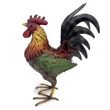 Animali e soggetti in metallo dipinto