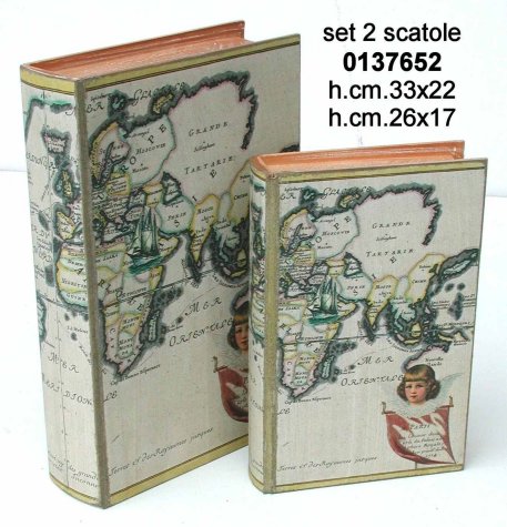 Scatole legno, Scatole Libro