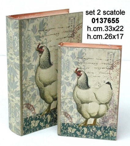 Scatole legno, Scatole Libro