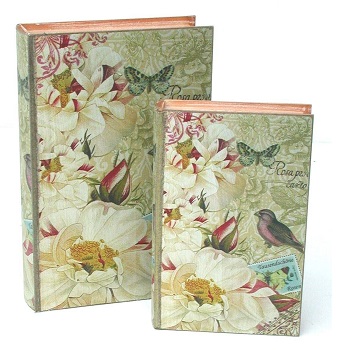 Scatole legno, Scatole Libro