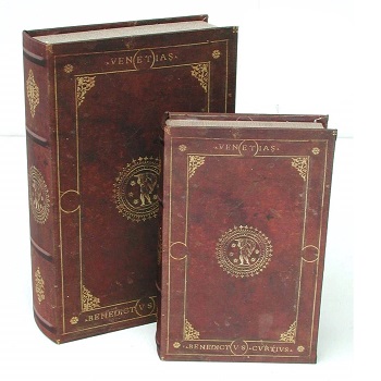 Scatole legno, Scatole Libro