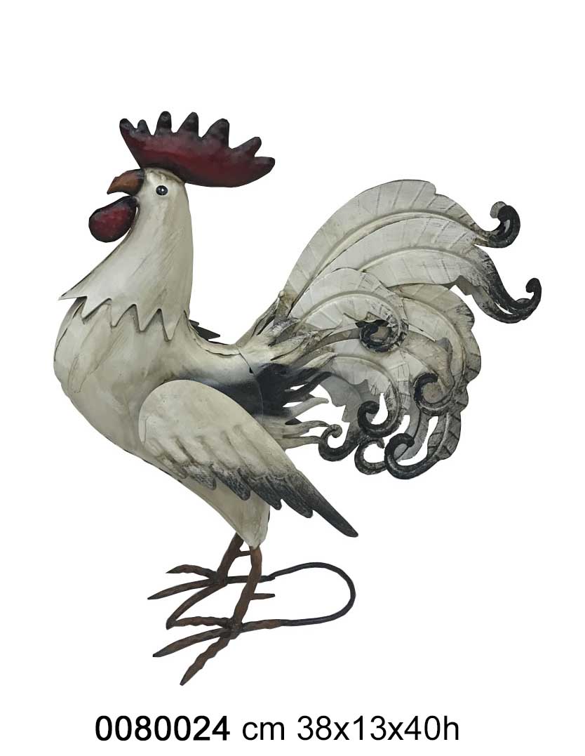 Animali e soggetti in metallo dipinto