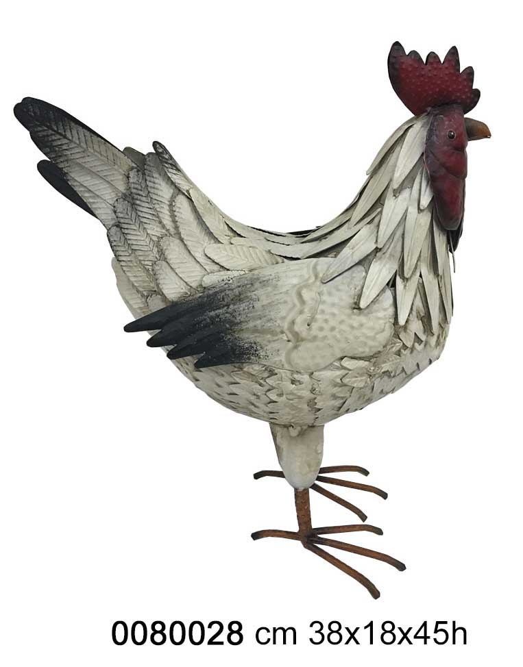 Animali e soggetti in metallo dipinto