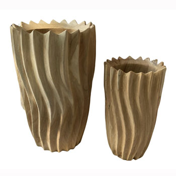 Legno naturale- ciotole, taglieri, sfere