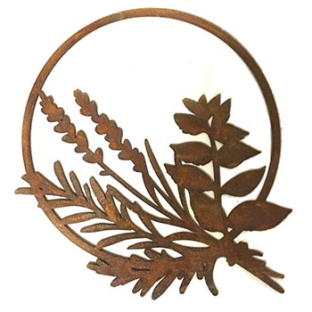 Articoli ferro finitura ruggine-Piante, Fiori e Paraventi