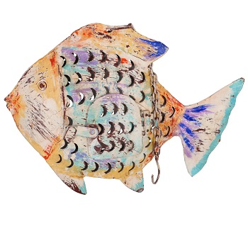 Animali e soggetti in metallo dipinto